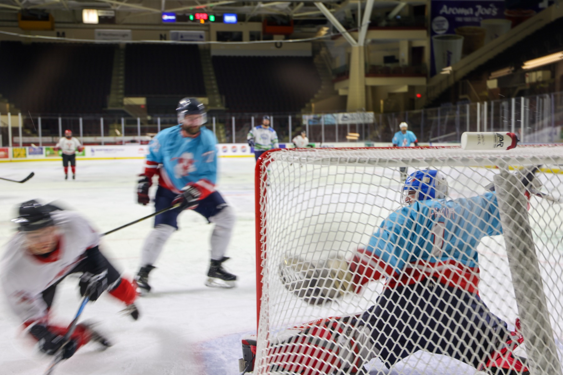 A rush on the net